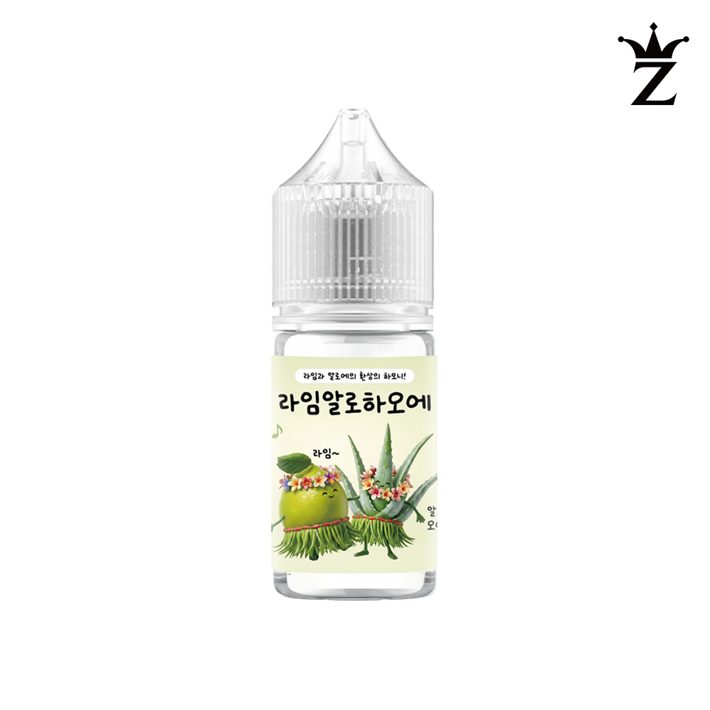 ★2+1★ [무니코틴] 조킹 라임알로하오에 입호흡 액상 30ml
